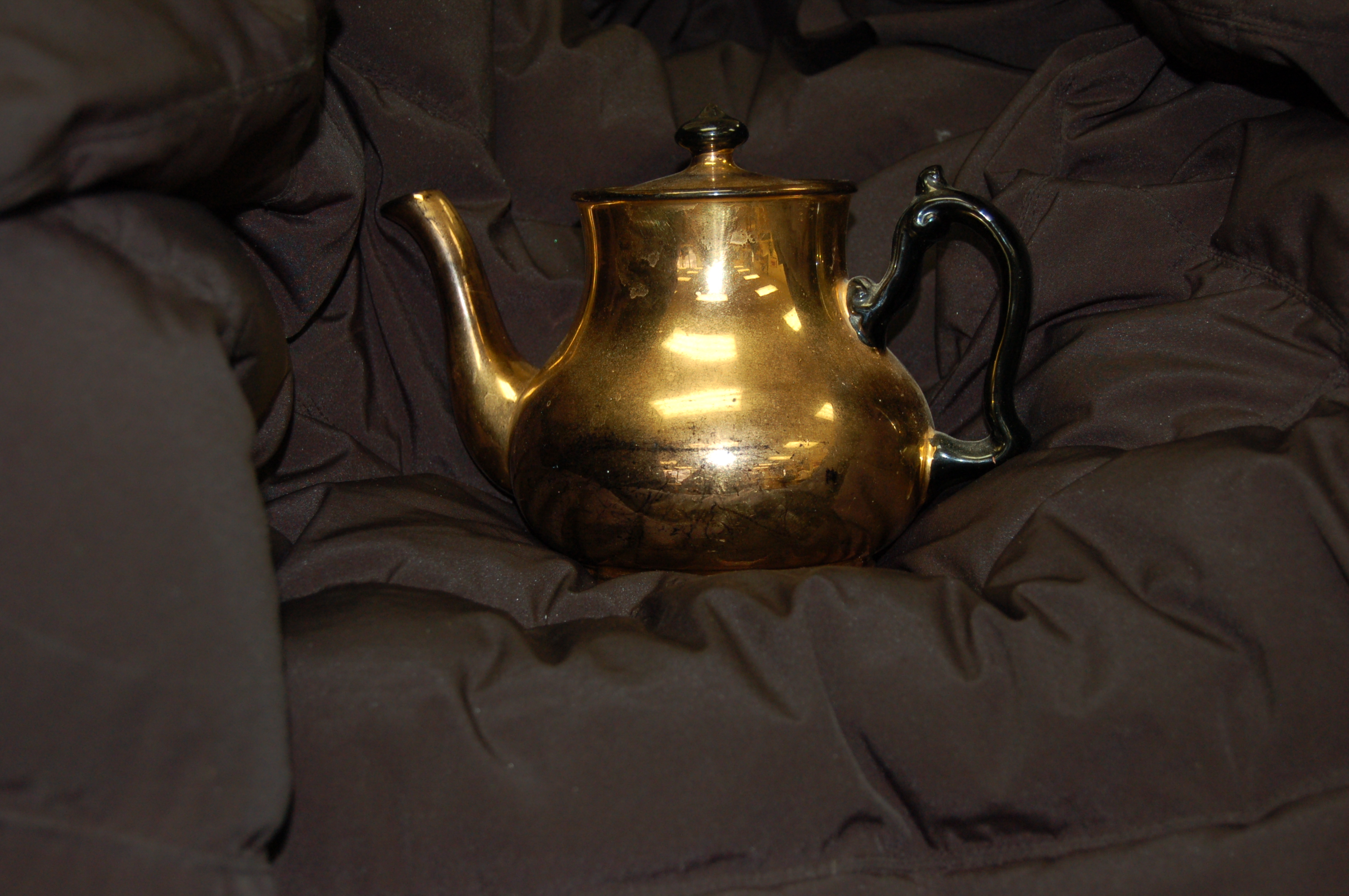 Gold Tea Pot